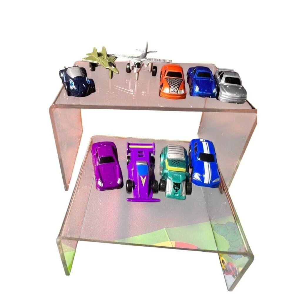 Lot of 10 Vehicular City Cars Educational Interactive Playset with Paper Craft